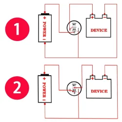 Metaltrykknapkontakt - vandtæt - selvnulstilling - LED - 12mm / 16mm / 19mm / 22mm - 6V / 24V / 220V