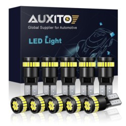 LED bilpære lys - W5W - T10 - Canbus - 12V - 10 stk.