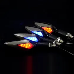 Motorcykel blinklys lampe - flydende LED lys - universal - vandtæt - 12V LED - 2 stk.