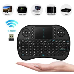 Android TV Box fjernbetjening - touchpad - PC - Bluetooth - Engelsk tastatur