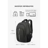 Vandtæt rygsæk - 15,6 tommer laptoptaske - tyverisikring - USB-port - stor kapacitet