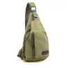 Herre kanvas rygsæk - skulder / crossbody taske