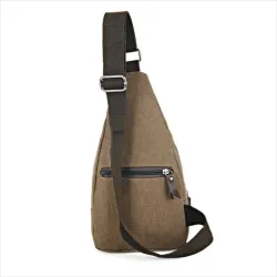 Herre kanvas rygsæk - skulder / crossbody taske