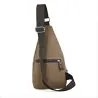 Herre kanvas rygsæk - skulder / crossbody taske