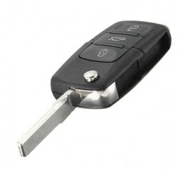 Flip remote key case - key shell - 3 buttons - for Volkswagen Golf Passat Polo Jetta TouranKeys