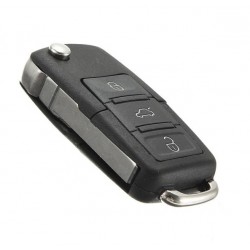 Flip remote key case - key shell - 3 buttons - for Volkswagen Golf Passat Polo Jetta TouranKeys