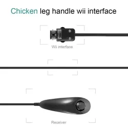Kablet Nunchuck controller - til Wii / Wii U