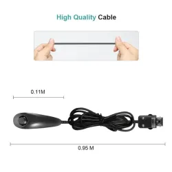 Kablet Nunchuck controller - til Wii / Wii U