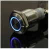 Metal push button switch - self-reset - LED - 16mmSwitches
