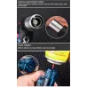 Mini butan lighter - jet flamme - vindtæt - med hætte