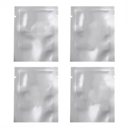 Aluminium sølv segl madposer - vakuum - 100 stk