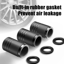 Motorcycle / bicycle tire air valves - aluminum caps - middle finger / skull - 4 piecesValve caps