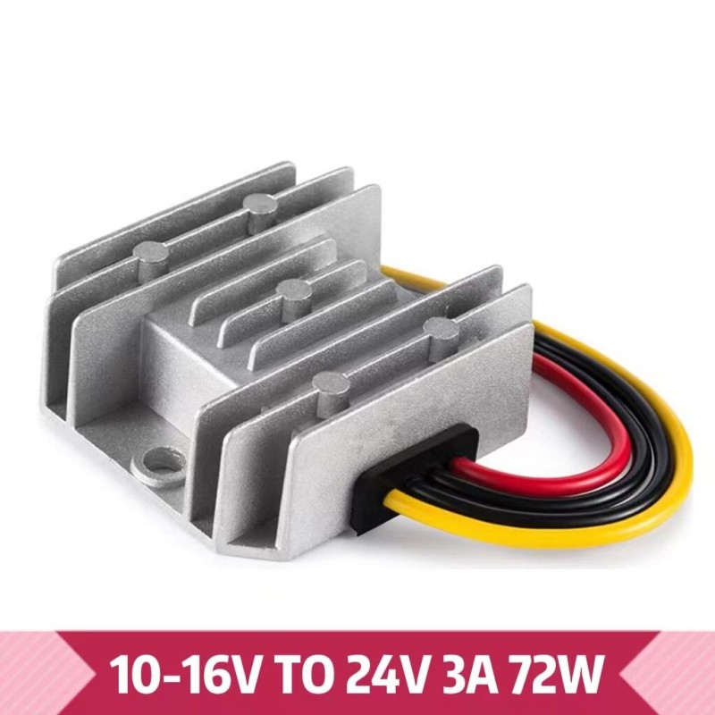 Strømforsyning - boostkonverter - Spændingsregulator - transformer - 10V-16V til 24V