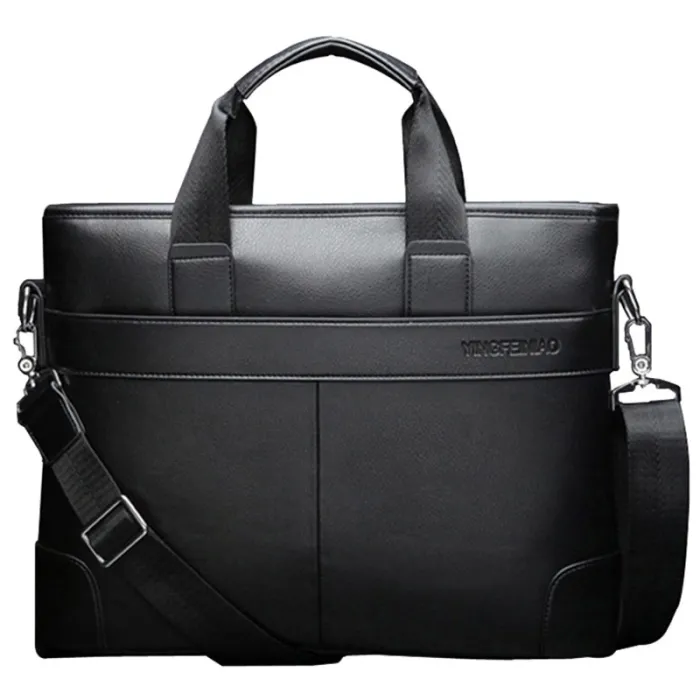 Elegant skulder business taske - læder