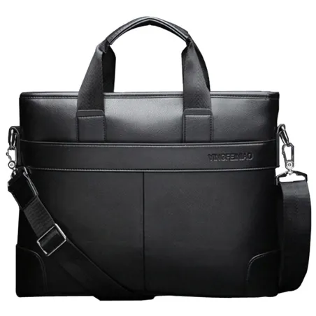 Elegant skulder business taske - læder