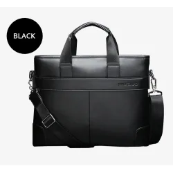 Elegant skulder business taske - læder