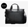 Elegant skulder business taske - læder
