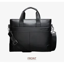 Elegant skulder business taske - læder