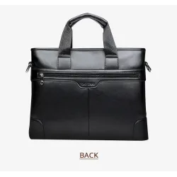 Elegant skulder business taske - læder