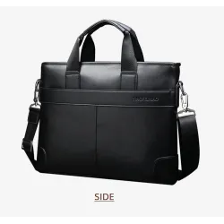 Elegant skulder business taske - læder