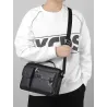 Lille vintage skuldertaske - læder