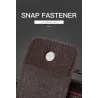 Lille vintage skuldertaske - læder