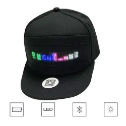 Luminous LED baseball cap - Bluetooth controlHats & Caps