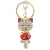 Crystal cat keychainKeyrings