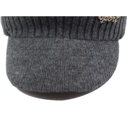 Men's winter wool hat with visorHats & Caps