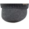 Men's winter wool hat with visorHats & Caps