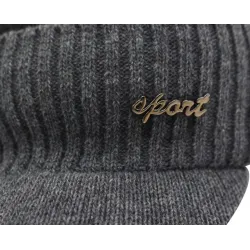 Men's winter wool hat with visorHats & Caps