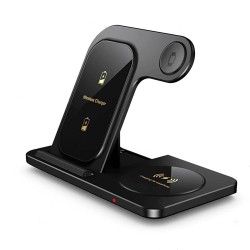 3 i 1 trådløs oplader - hurtigopladningsstander - til iPhone - AirPods - Apple Watch - Samsung