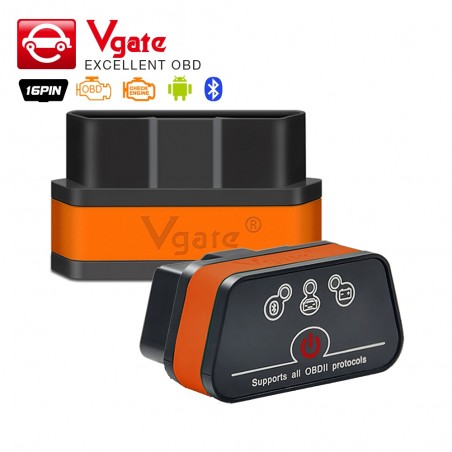 Vgate iCar 2 - Bluetooth - OBD2 scanner - diagnoseværktøj - Elm327 OBDII