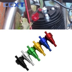 Motorcykel benzin / brændstof / oliefilter - universal - aluminium - 6 mm