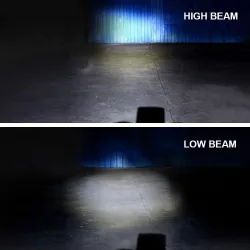 Motorcykel LED-forlygtepære - H6 BA20D - 6000K