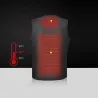USB infrarød varmevest - elektrisk termojakke