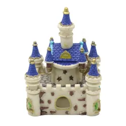Mini white-blue castle - aquarium decorationDecorations