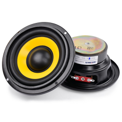 4 tommer bashøjttaler - billydhøjttaler - 4 ohm / 8 ohm - 20W 2 stk.