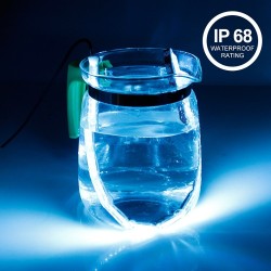 RGB lys - bil DRL lygter - farverig LED strip - vandtæt - 2 stk