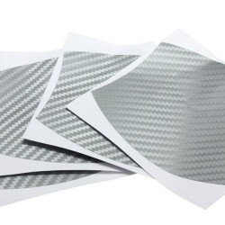 Carbon fiber vinyl sticker - car door handle protection - 10 * 9cm - 4 piecesStickers
