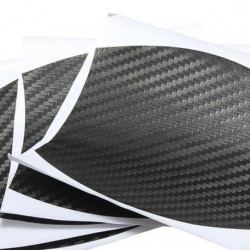 Carbon fiber vinyl sticker - car door handle protection - 10 * 9cm - 4 piecesStickers