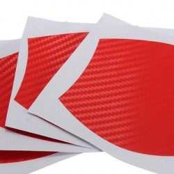Carbon fiber vinyl sticker - car door handle protection - 10 * 9cm - 4 piecesStickers