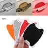 Carbon fiber vinyl sticker - car door handle protection - 10 * 9cm - 4 piecesStickers