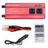 6000W - DC 12V/24V til AC 220V - LED display - bilinverter - konverter - oplader - transformer