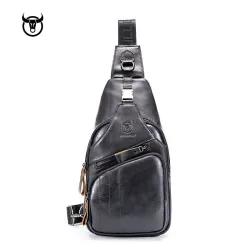 Multifunktions rygsæk - læder crossbody taske