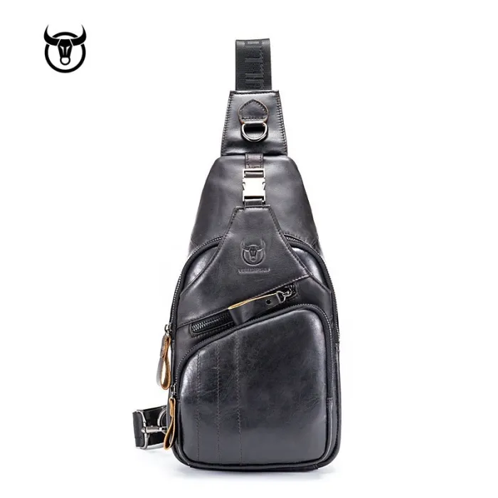 Multifunktions rygsæk - læder crossbody taske