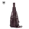 Multifunktions rygsæk - læder crossbody taske