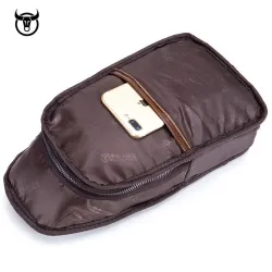 Multifunktions rygsæk - læder crossbody taske