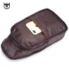Multifunktions rygsæk - læder crossbody taske