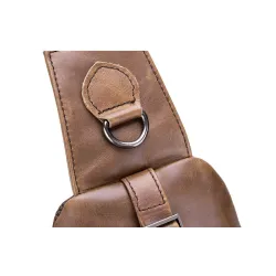 Multifunktions rygsæk - læder crossbody taske